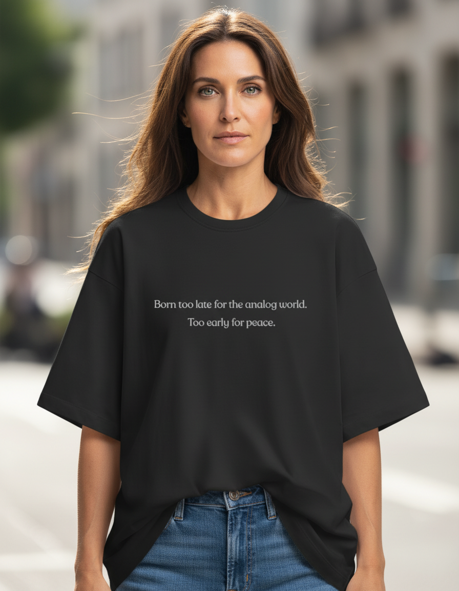 Oversized T-Shirt - Born too Late